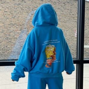 BOYS LIE Blue Let It Go Hoodie
